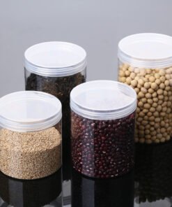 Alternative view of Manufacturers wholesale transparent plastic jars 85 caliber plastic food jars crystal bottles transparent jars honey flower tea packaging jars