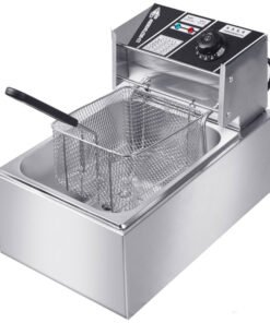 Commercial Electric Stainless Steel Fryer – Large Capacity Single & Double Basket Fryer