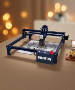 Alternative view of Desktop Laser Engraving & Cutting Machine – 330×330mm DIY Stainless Steel Marker