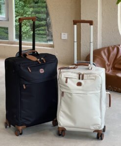 Alternative view of Weighing only 2.3KG out of Japan high quality ultra-light waterproof trolley case 20 inch suitcase swivel wheel men's and women's leather suitcase