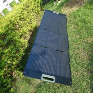 Alternative view of Solar panel photovoltaic power generation panel home user outdoor camping folding portable 200W solar panel waterproof