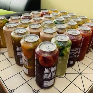 Canned beverage bottles Internet celebrity milk tea bottles disposable food grade plastic juice bottles, coffee cans PET beer bottles