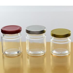 Honey bottle 25g35g50g75g100ml wedding candy honey bird's nest small tasting sealed glass bottle