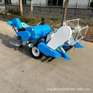 Alternative view of Small rice harvester set soybean combine harvester professional manufacturer harvesting soybean machine factory direct sales