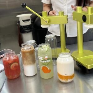 Alternative view of The same coffee can is the sixth generation of manual capping with Yisi lid disposable plastic cans