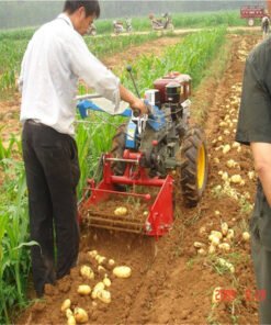 Onion Medicinal Materials Automatic Sieve Soil Harvester Carrot Garlic Digging Machine Multipurpose Small Potato Harvester