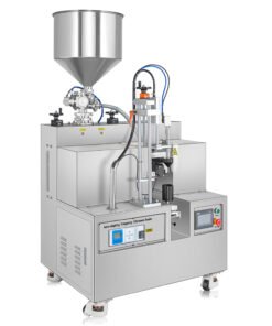 1–10ml Ceramic Pump Filling Machine with Constant Temperature Heating | Semi-Automatic Ultrasonic Hose Filling and Sealing Machine