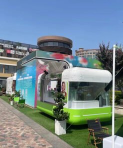 Alternative view of Food trucks, commercial mobile restaurants, coffee trucks, milk tea ice cream, food vending cars, Internet celebrity night market snacks, catering trucks
