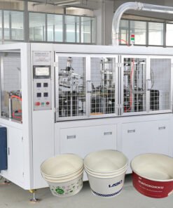 Automatic High Speed Paper Bowl Machine Large Diameter Disposable Paper Cup Paper Bowl Forming Machine Automatic Closing Cup Can be equipped with assembly line