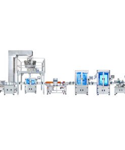 Automatic QQ sugar canning and sealing production line, automatic candy filling, sealing, capping, packaging machine equipment manufacturers