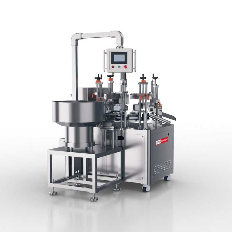 Automatic 5-Head Hose Filling & Ultrasonic Tail-Sealing Machine