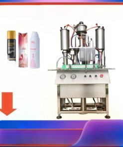 Small Self-Spraying Aerosol Filling Machine for Paints, Insecticides & Cleaning Agents