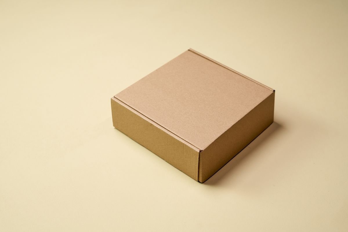 Blank cardboard box ready for private label branding
